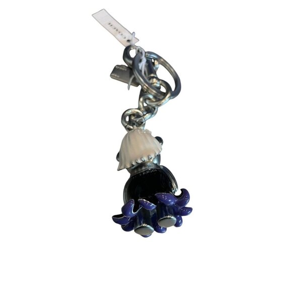 Coach X Disney Villains Silver URSULA Handbag Charm Key Fob Keychain CC346 $98 - Picture 6 of 6